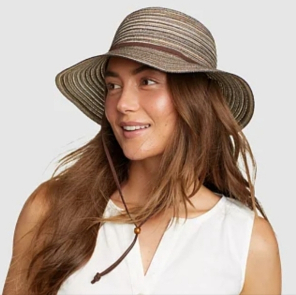 Eddie Bauer Packable Straw Hat - Picture 1 of 10